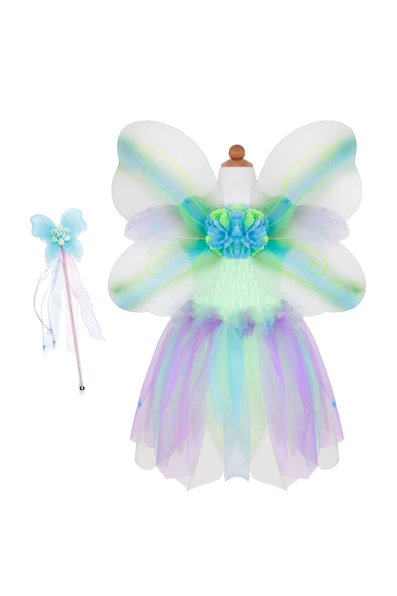 Great Pretenders Costumes - Butterfly Dress w/ Wings & Wand - Green-Mountain Baby