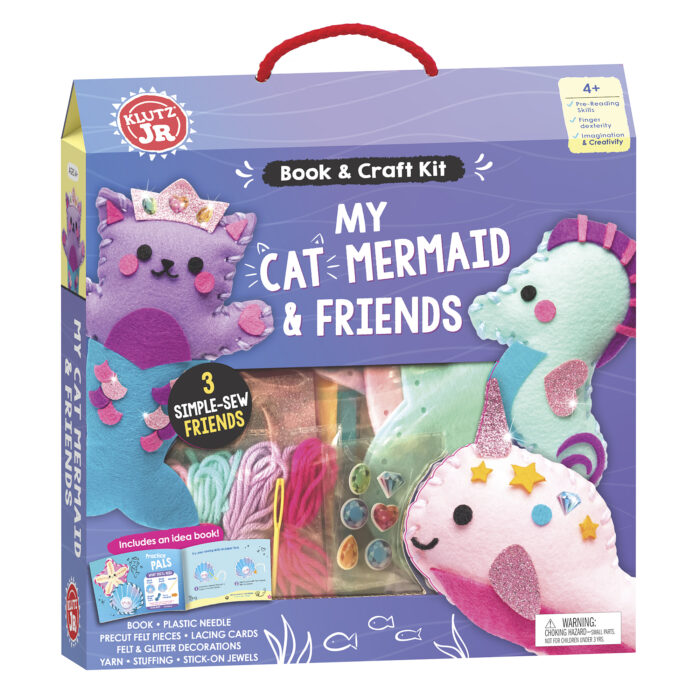 Klutz Jr. Book & Craft Kit - My Cat Mermaid & Friends-Mountain Baby