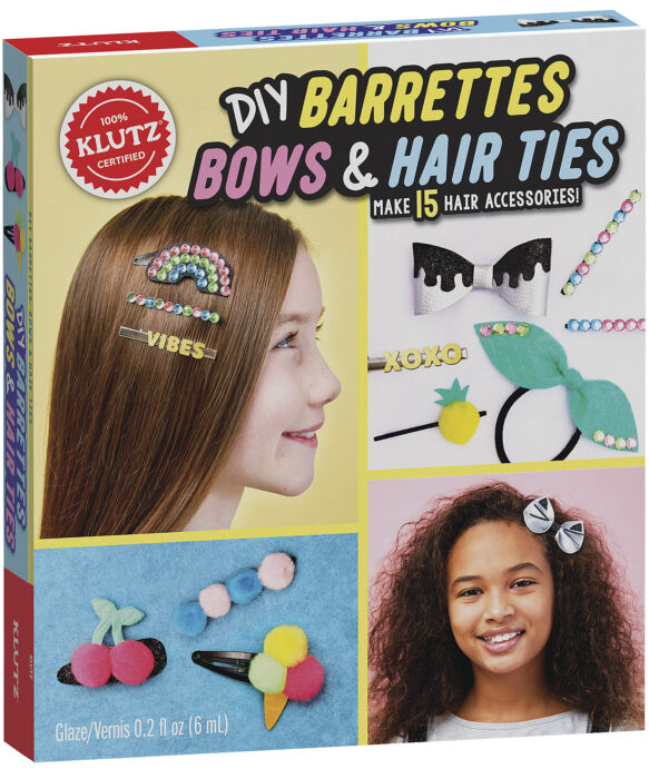 Klutz DIY Barrettes, Bows & Hair Ties Kit-Mountain Baby
