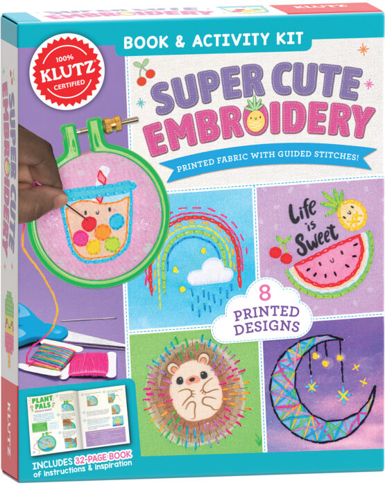 Klutz Super Cute Embroidery Kit-Mountain Baby