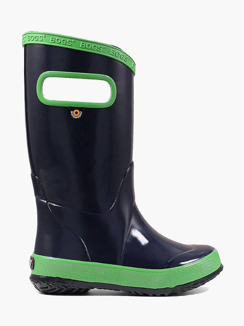 Bogs Rain Boots - Navy/Green-Mountain Baby