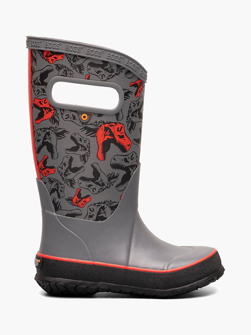 Bogs Rain Boots - Cool Dinos Grey-Mountain Baby