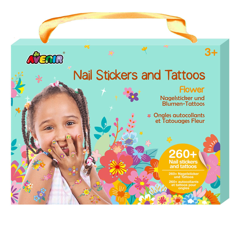 Avenir Nail Stickers & Tattoos - Flower-Mountain Baby