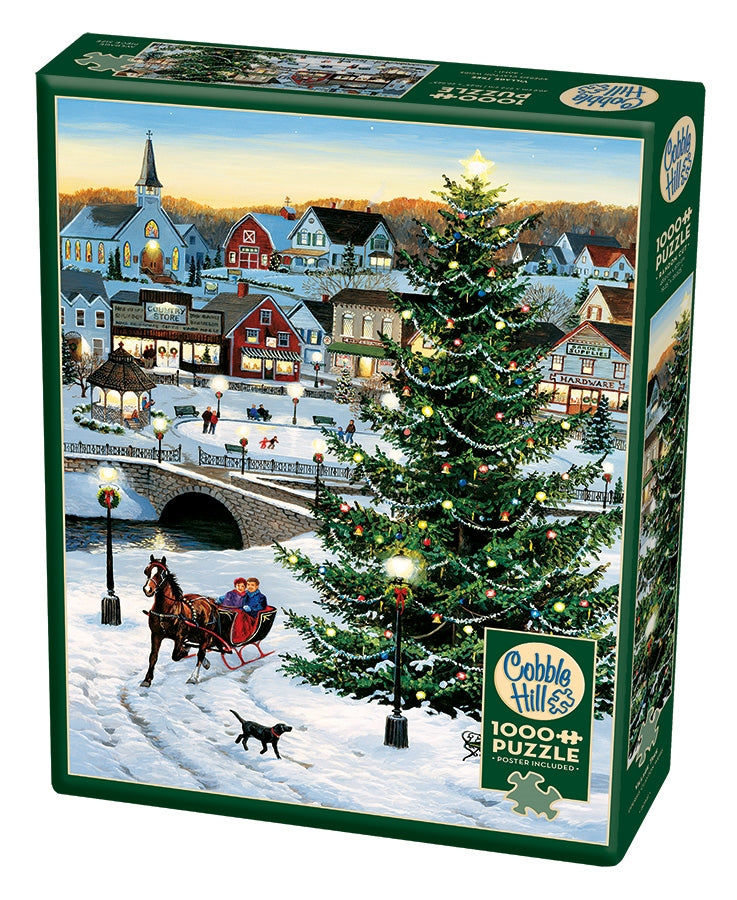 Cobble Hill Puzzle - 1000pc - Village Tree-Mountain Baby
