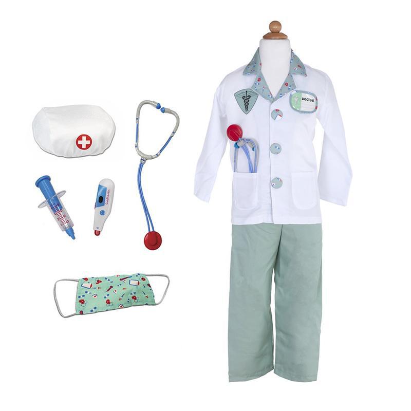 Great Pretenders Costumes - Doctor Set with Accessories - Green-Mountain Baby