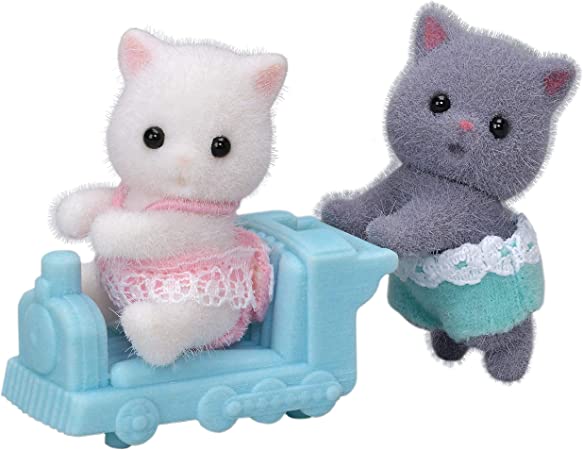 Calico Critters - Persian Cat Twins-Mountain Baby