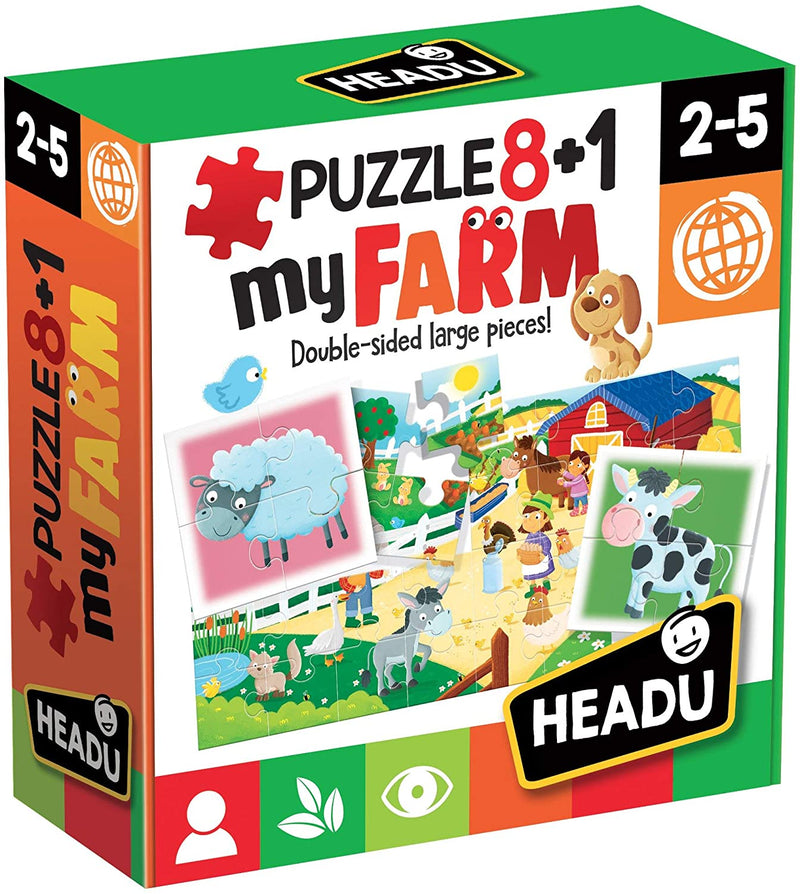 Headu My Farm Double Sided Puzzle-Mountain Baby