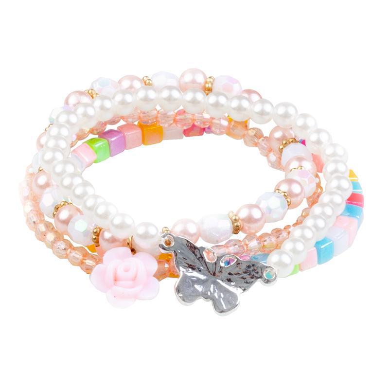 Great Pretenders Jewelry - Pearly Butterfly Bracelet Set-Mountain Baby