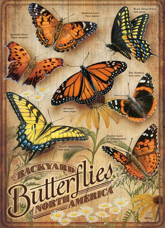 Cobble Hill Puzzle - 500pc - Backyard Butterflies-Mountain Baby