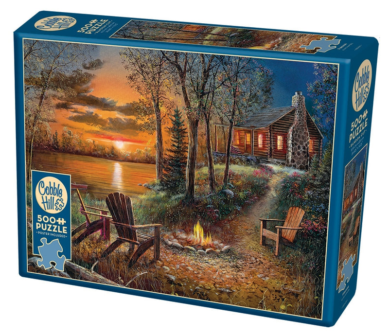Cobble Hill Puzzle - 500pc - Fireside-Mountain Baby