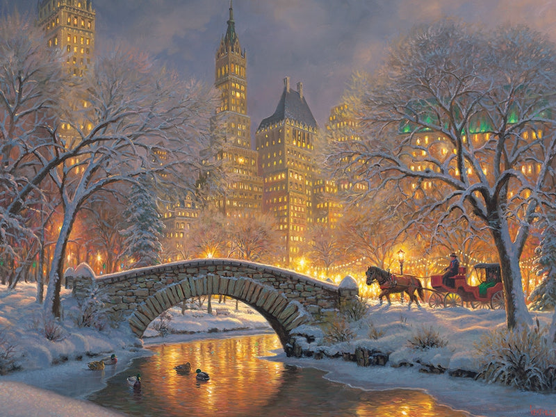 Cobble Hill Puzzle - 500pc - Winter In The Park-Mountain Baby