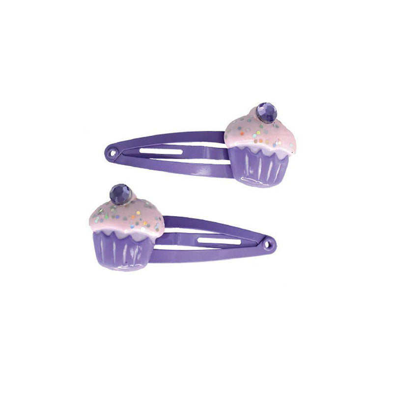 Great Pretenders Jewelry - Frosty Topping Cupcake Hairclip Set - Assorted-Mountain Baby