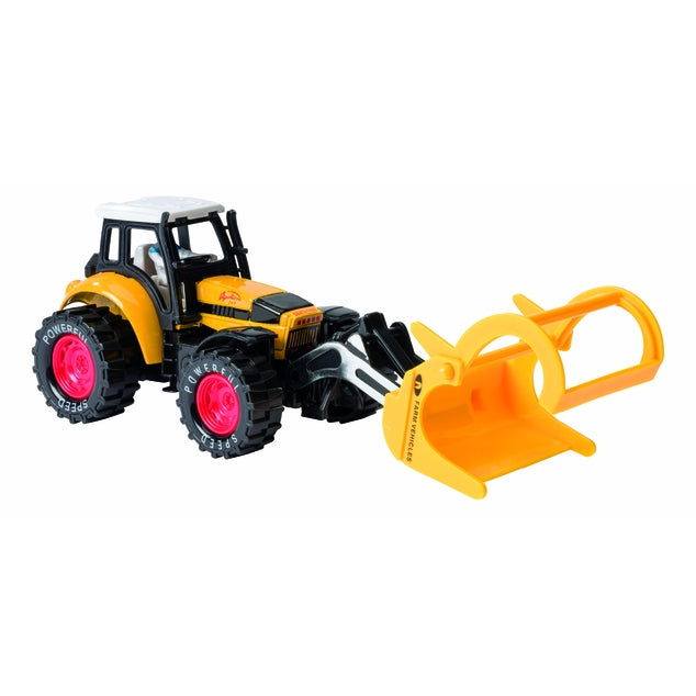 Diecast Pull-Back Scoop Tractor-Mountain Baby