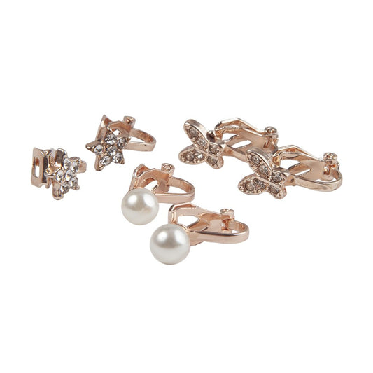 Great Pretenders Jewelry - Boutique Dazzle Clip On Earrings 3pk-Mountain Baby