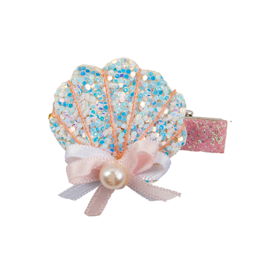 Great Pretenders Jewelry - Boutique Sparkle Shell Hairclip-Mountain Baby