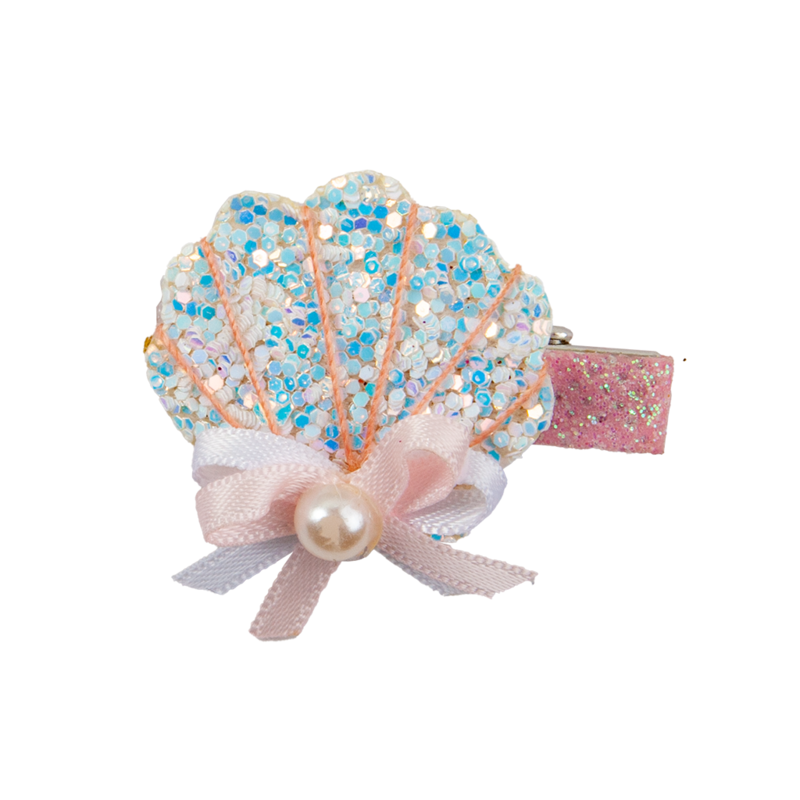 Great Pretenders Jewelry - Boutique Sparkle Shell Hairclip-Mountain Baby