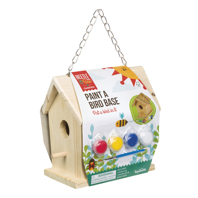 Beetle & Bee Paint-a-Bird Birdhouse Kit-Mountain Baby