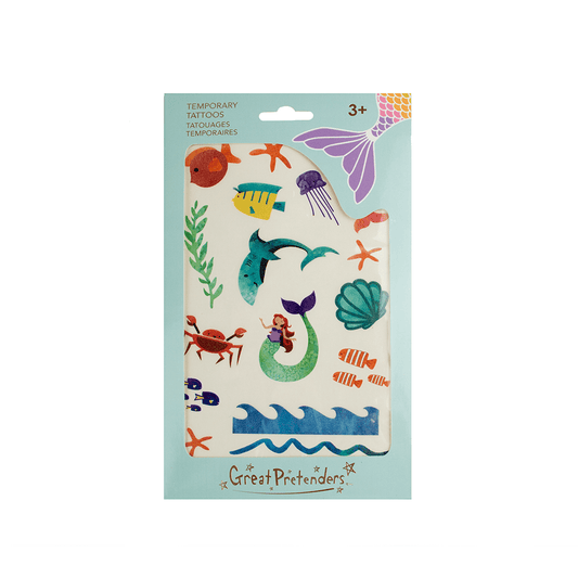Great Pretenders Costumes - Temporary Tattoos - Mermaid-Mountain Baby