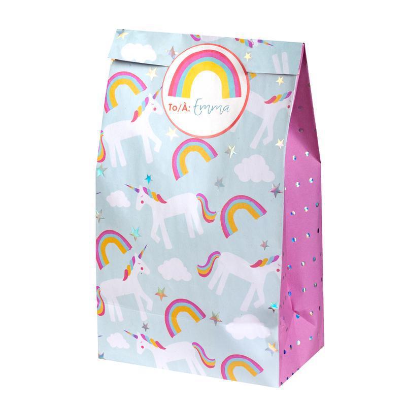 Great Pretenders Party Supplies - Party Treat Bags w/ Stickers - Unicorns-Mountain Baby