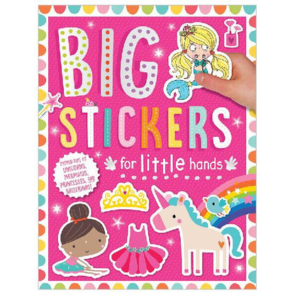 Activity Sticker Book - Big Stickers For Little Hands - Pink-Mountain Baby