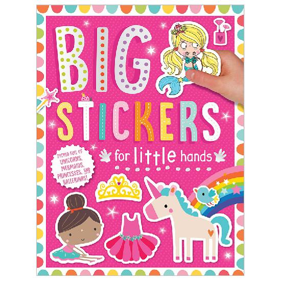 Activity Sticker Book - Big Stickers For Little Hands - Pink-Mountain Baby