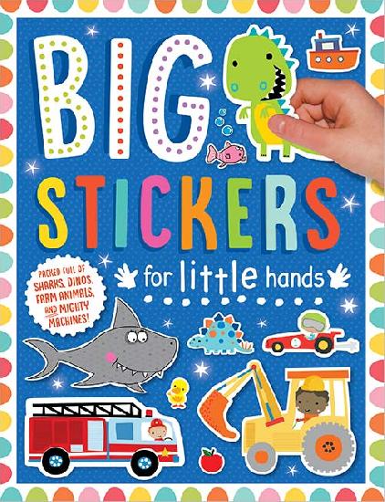 Activity Sticker Book - Big Stickers For Little Hands - Blue-Mountain Baby