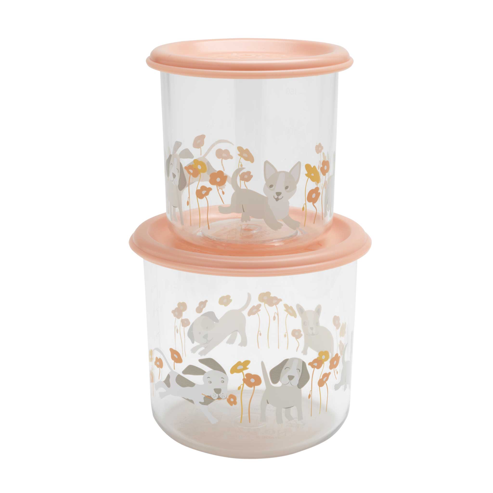 ORE Good Lunch Snack Pack 2pk - Large - Puppies & Poppies-Mountain Baby