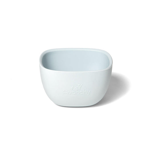 Avanchy La Petite Silicone Bowl - Grey-Mountain Baby