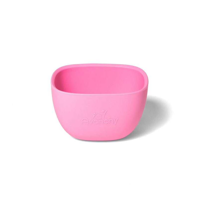 Avanchy La Petite Silicone Bowl - Pink-Mountain Baby