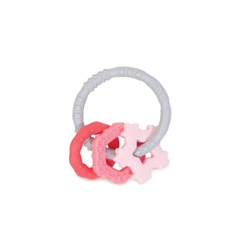 Bumkins Silicone Teething Charms - Pink-Mountain Baby