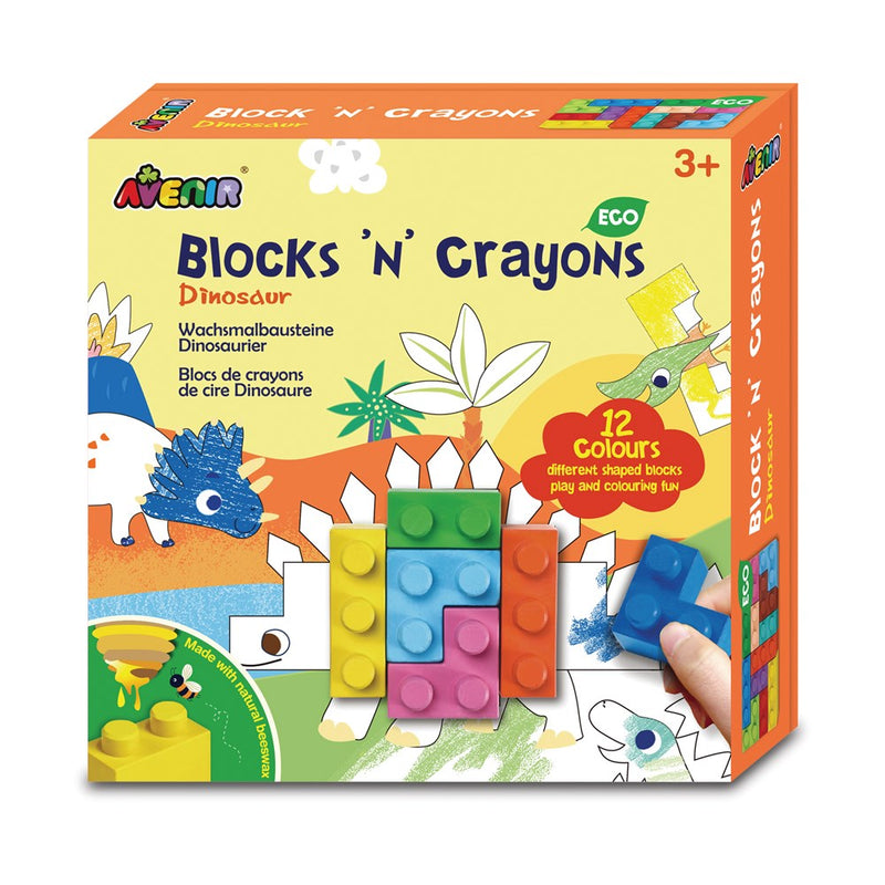 Avenir Blocks & Crayons - Dinosaur-Mountain Baby