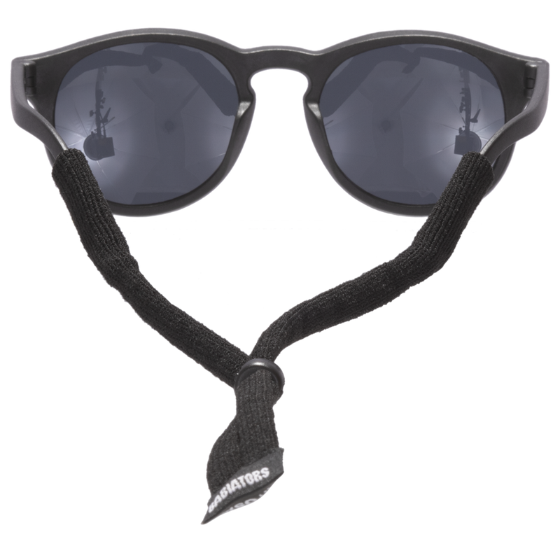 Babiators Sunglasses - Safety Strap - Fabric - Black-Mountain Baby