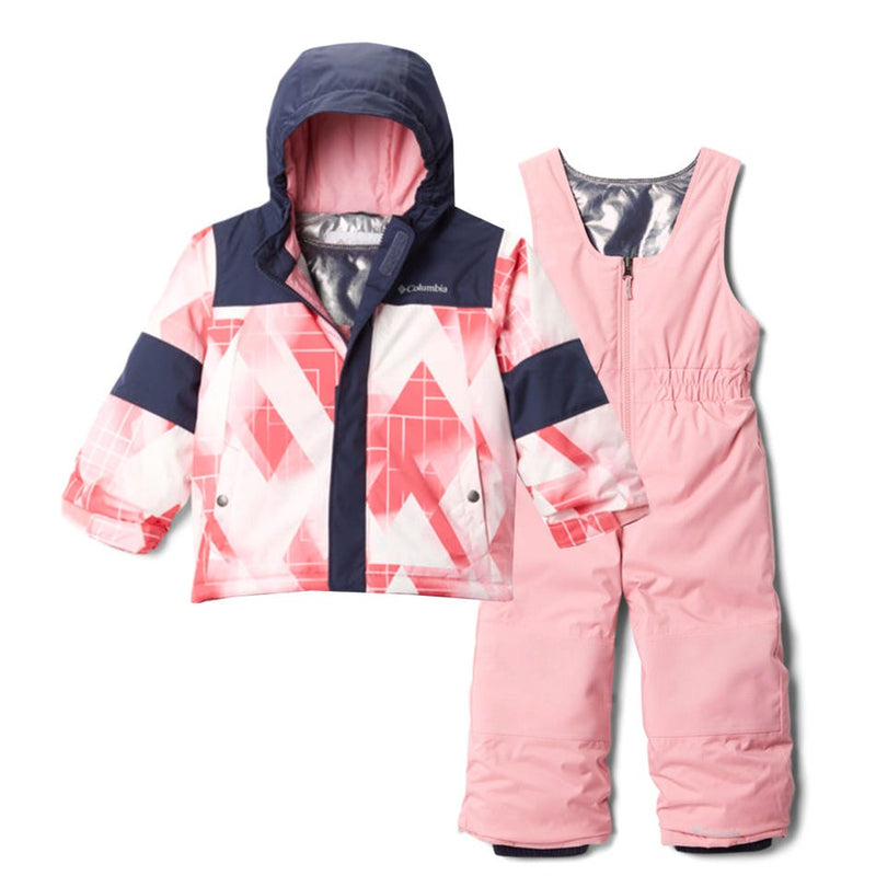 Columbia Snow Pant & Jacket Set - Mighty Mogul (Infant) - Orchid Geo/Pink-Mountain Baby
