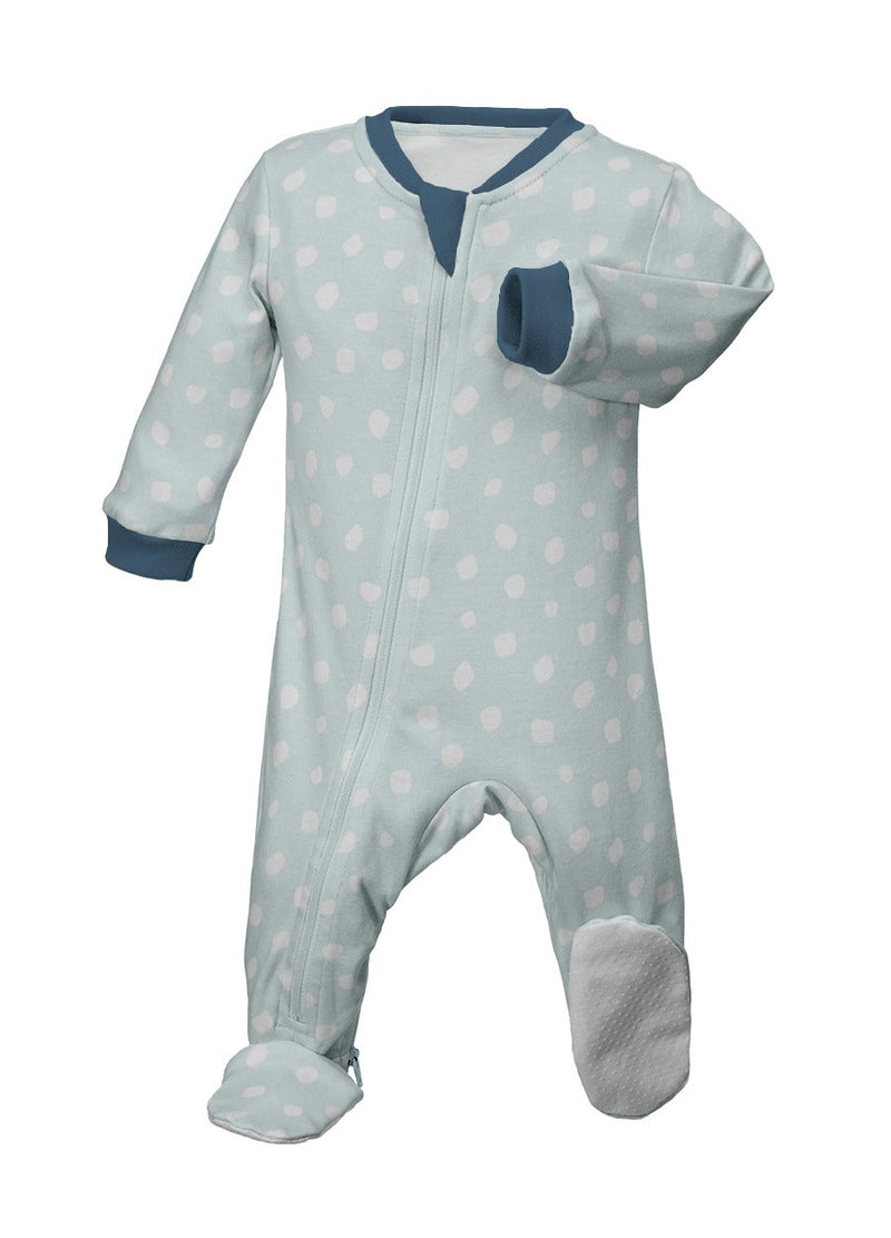ZippyJamz Footed Coverall - Spot The Cutie-Mountain Baby