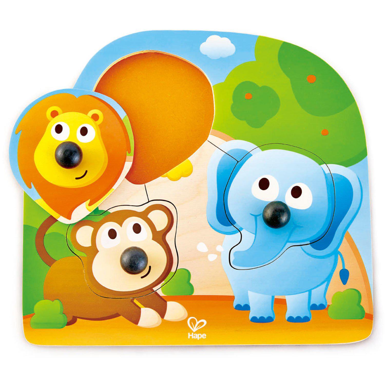 Hape Big Nose Puzzle - Jungle-Mountain Baby
