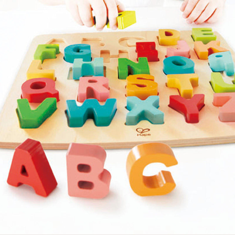 Hape Puzzle - Chunky Alphabet-Mountain Baby