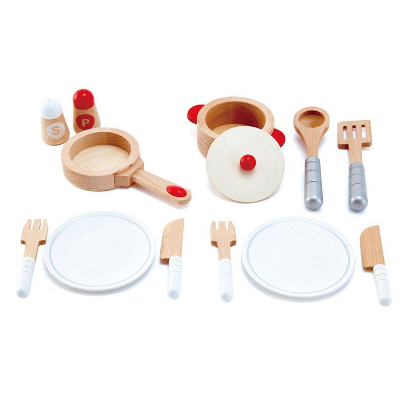 Hape Play Food - Cook & Serve Set-Mountain Baby