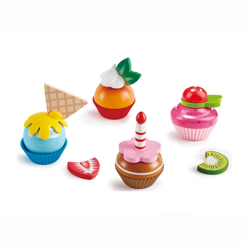 Hape Play Food - Cupcakes-Mountain Baby