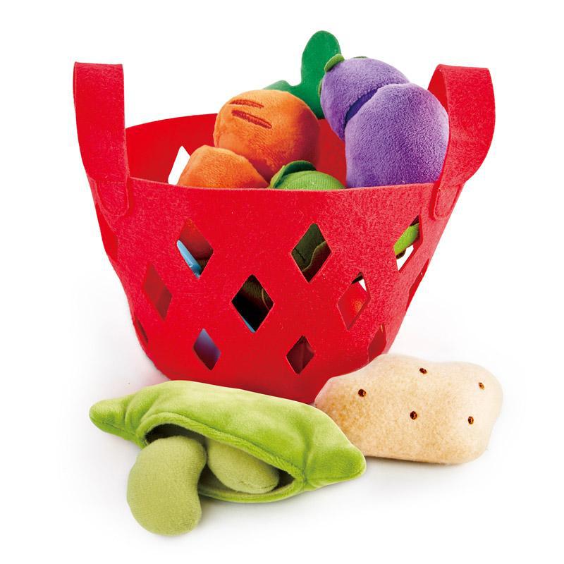 Hape Play Food - Toddler Vegetable Basket-Mountain Baby