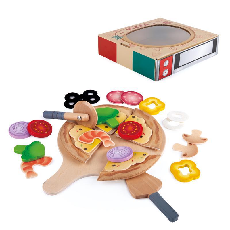 Hape Play Food - Healthy Pizza Playset-Mountain Baby