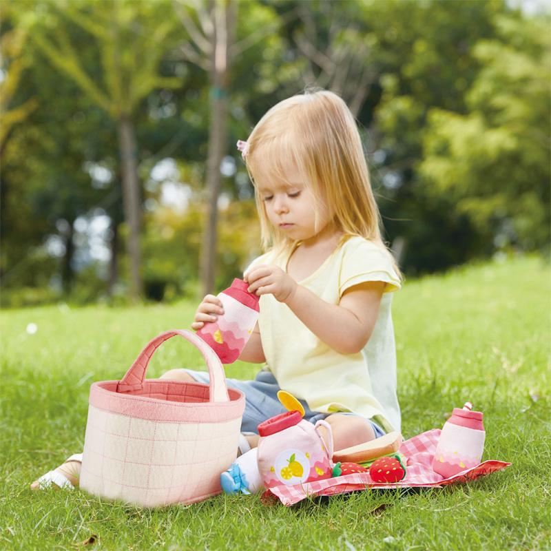 Hape Play Food - Toddler Picnic Set-Mountain Baby