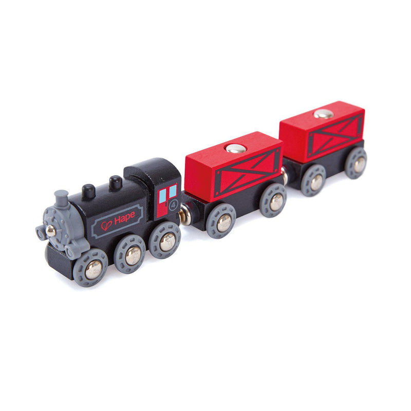 Hape Train Set - Steam Era Freight Engine-Mountain Baby