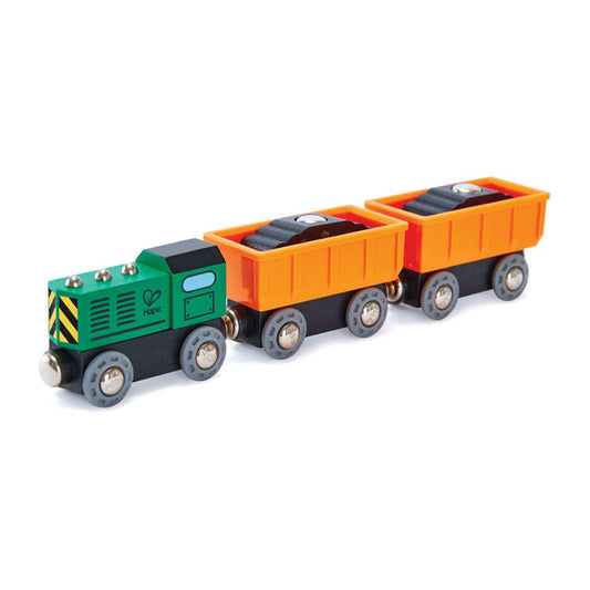Hape Train Set - Diesel Freight Train-Mountain Baby