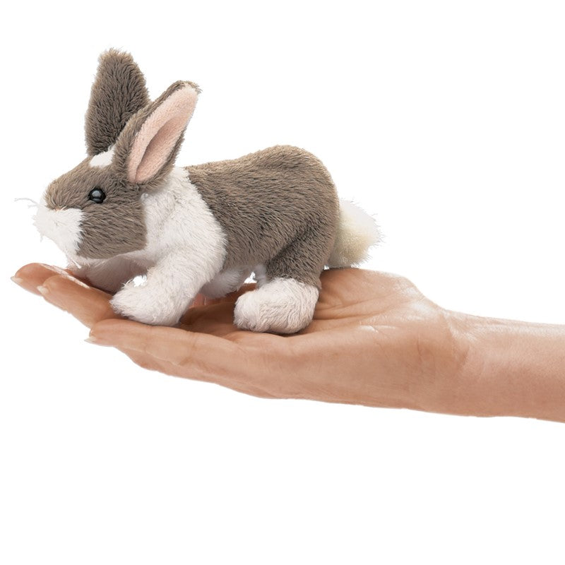 Folkmanis Puppets - Mini Bunny Rabbit-Mountain Baby