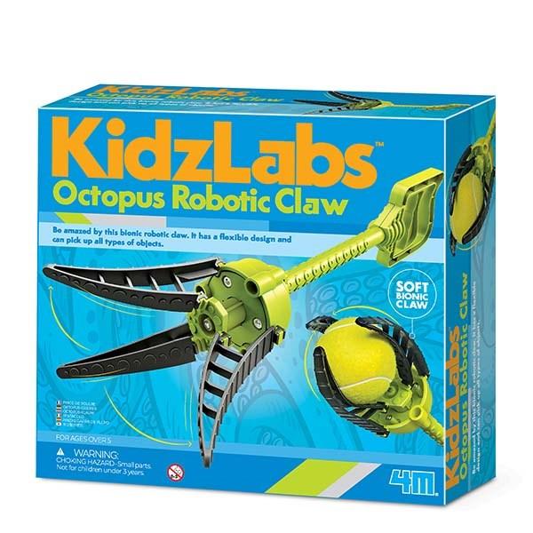 4M Kidz Labz - Octopus Robot Claw Kit-Mountain Baby