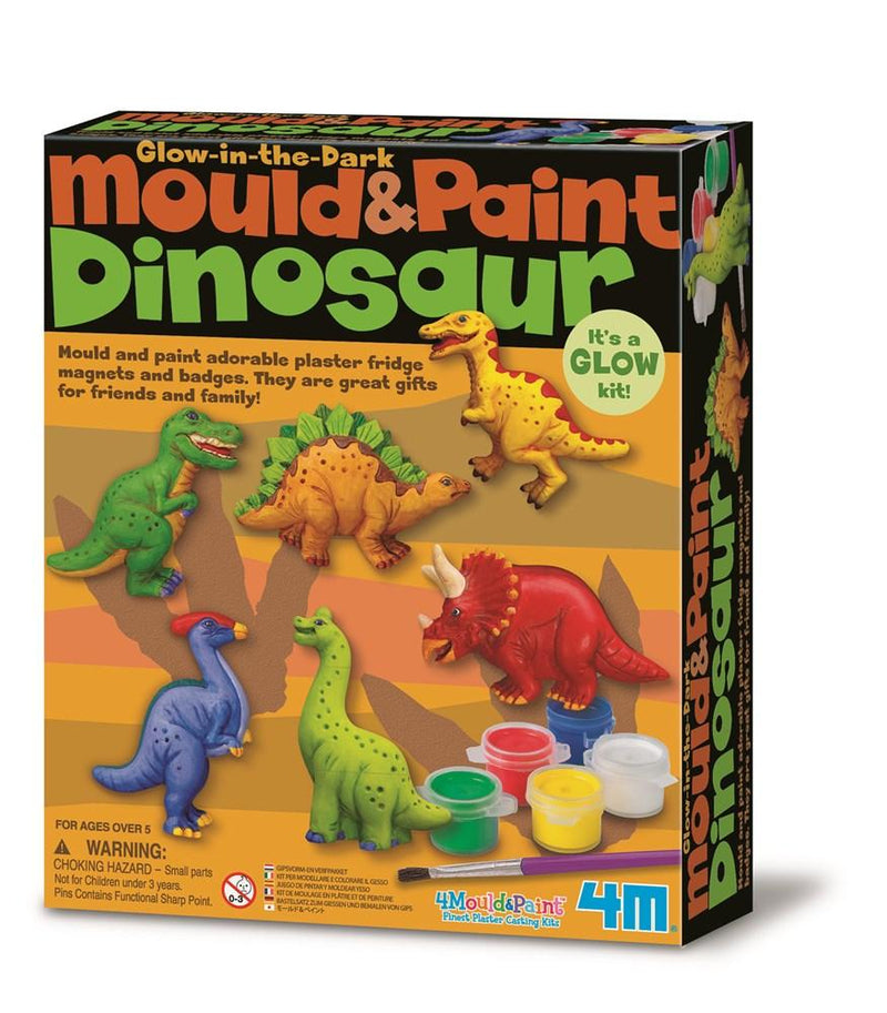 4M Mould & Paint - Glow Dinosaur-Mountain Baby