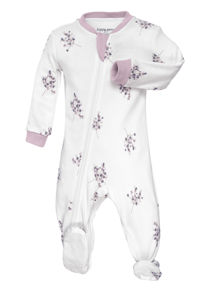 ZippyJamz Footed Coverall - Spring Blossom-Mountain Baby