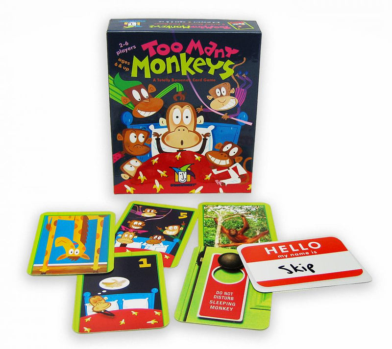 Gamewright Too Many Monkeys Card Game-Mountain Baby