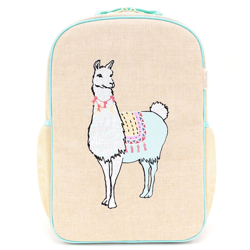 So Young Child's Backpack - Groovy Llama-Mountain Baby