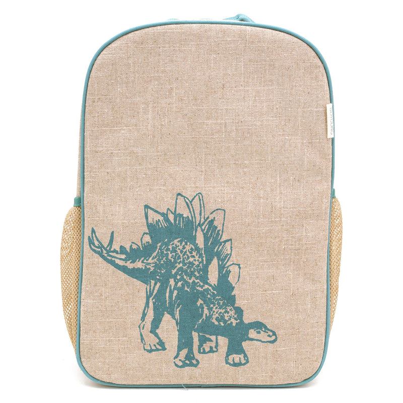 So Young Child's Backpack - Green Stegosaurus-Mountain Baby